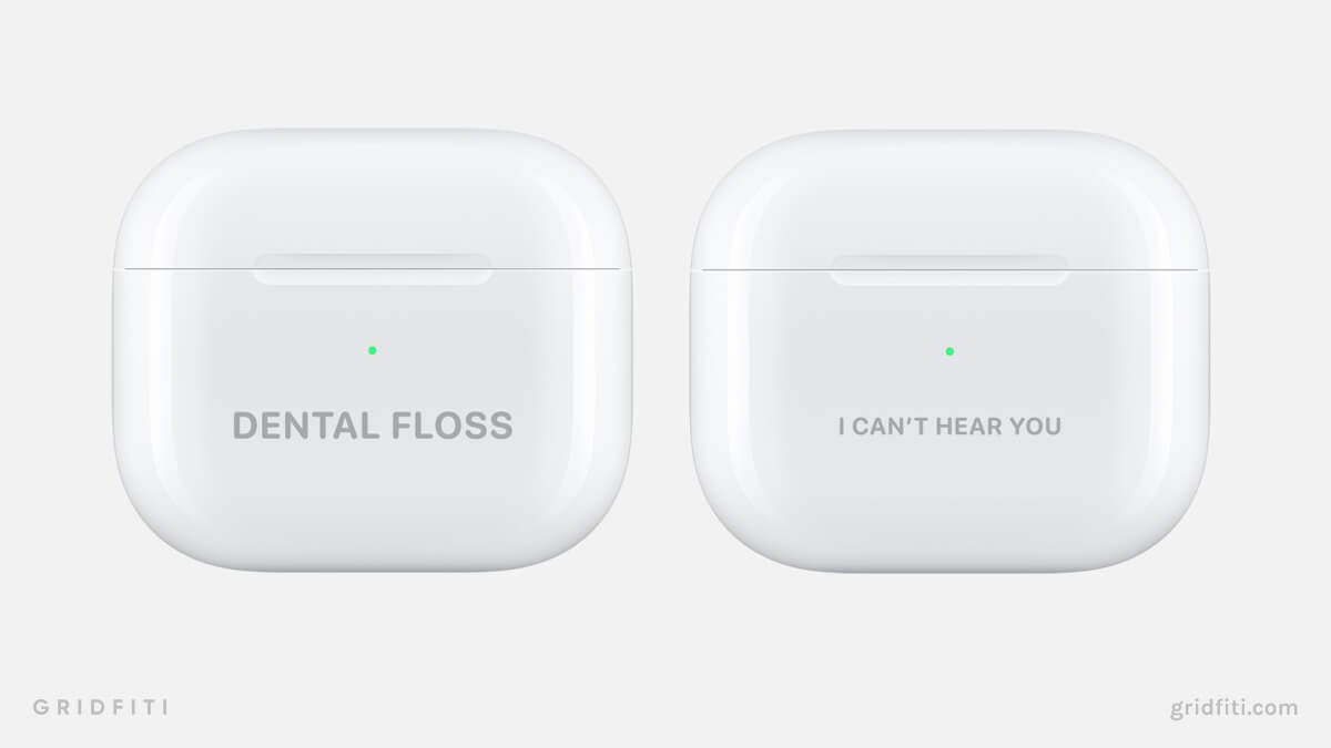 Airpods emoji engraving hot sale