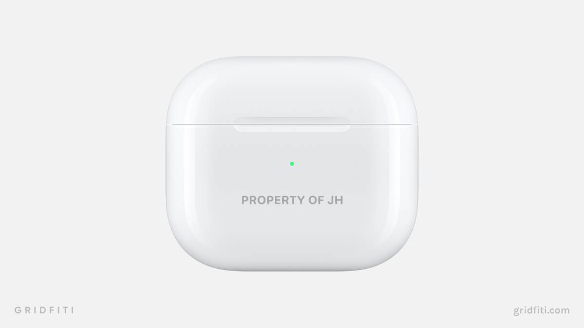 Apple airpods case online engraving