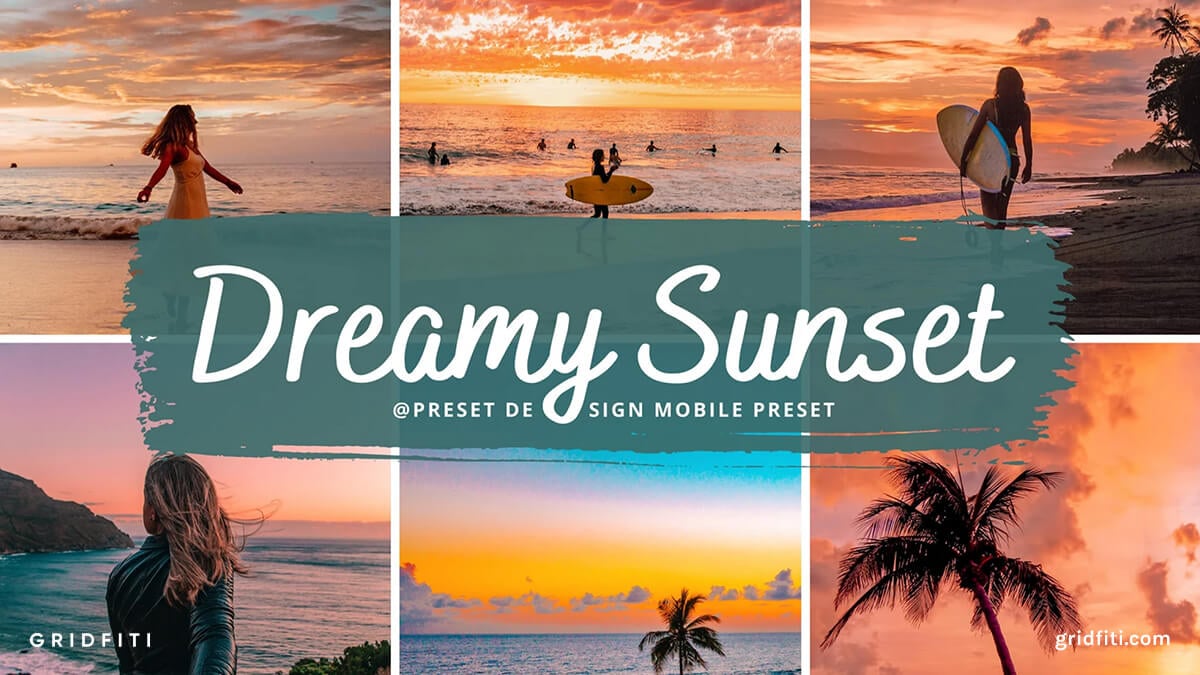 Dreamy Sunset Presets For The Beach