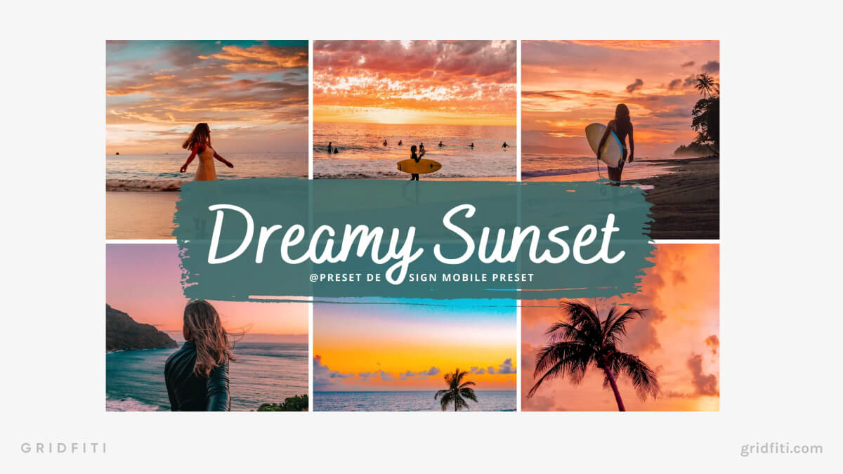 Dreamy Sunset Presets For The Beach