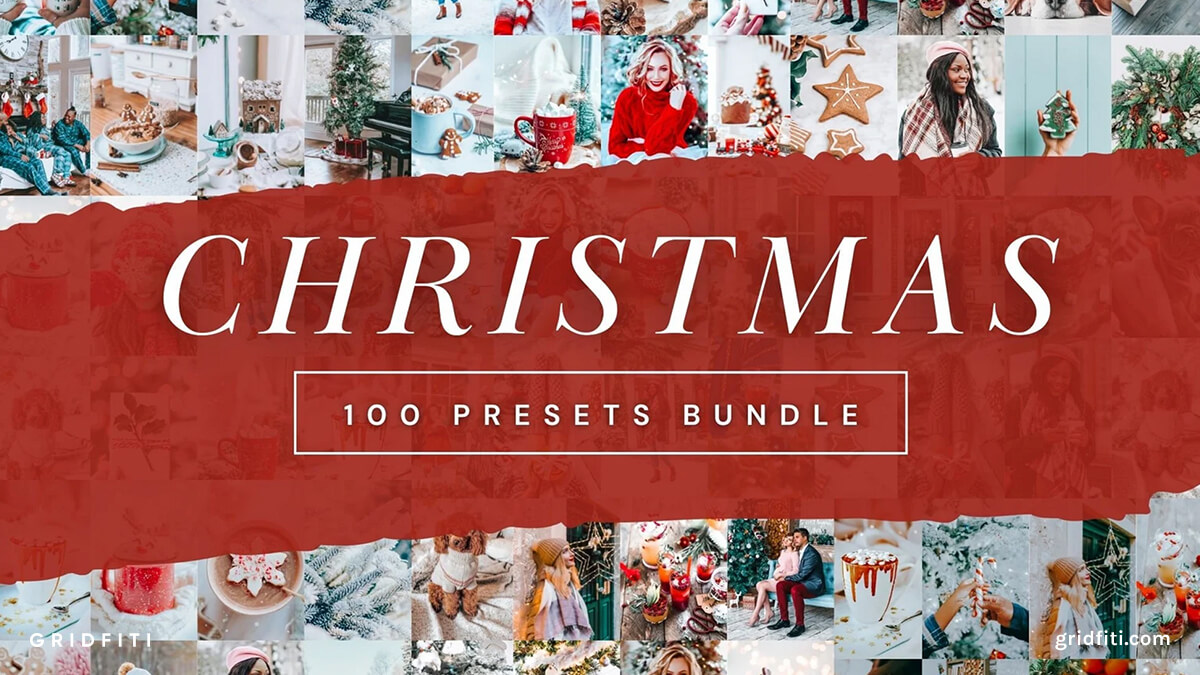 Christmas Lightroom Preset Mega Bundle