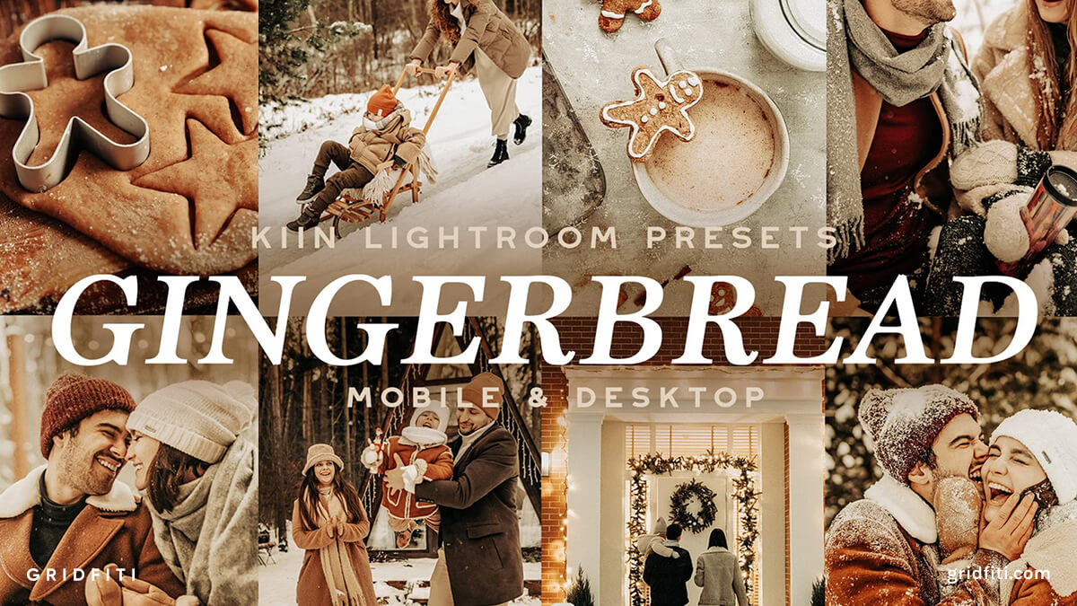 Gingerbread Warm Christmas Presets