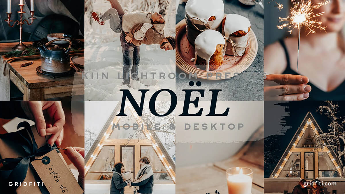 Noël Aesthetic Christmas Presets for Lightroom