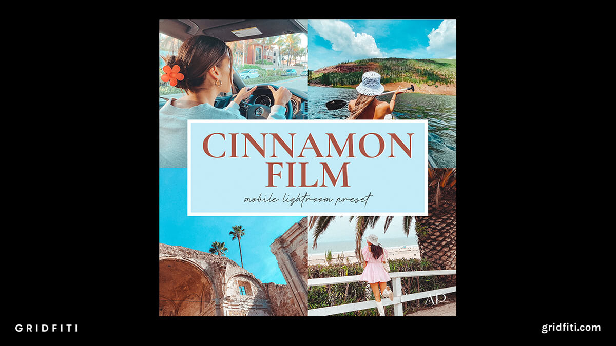 Cinnamon Film Preset for Lightroom