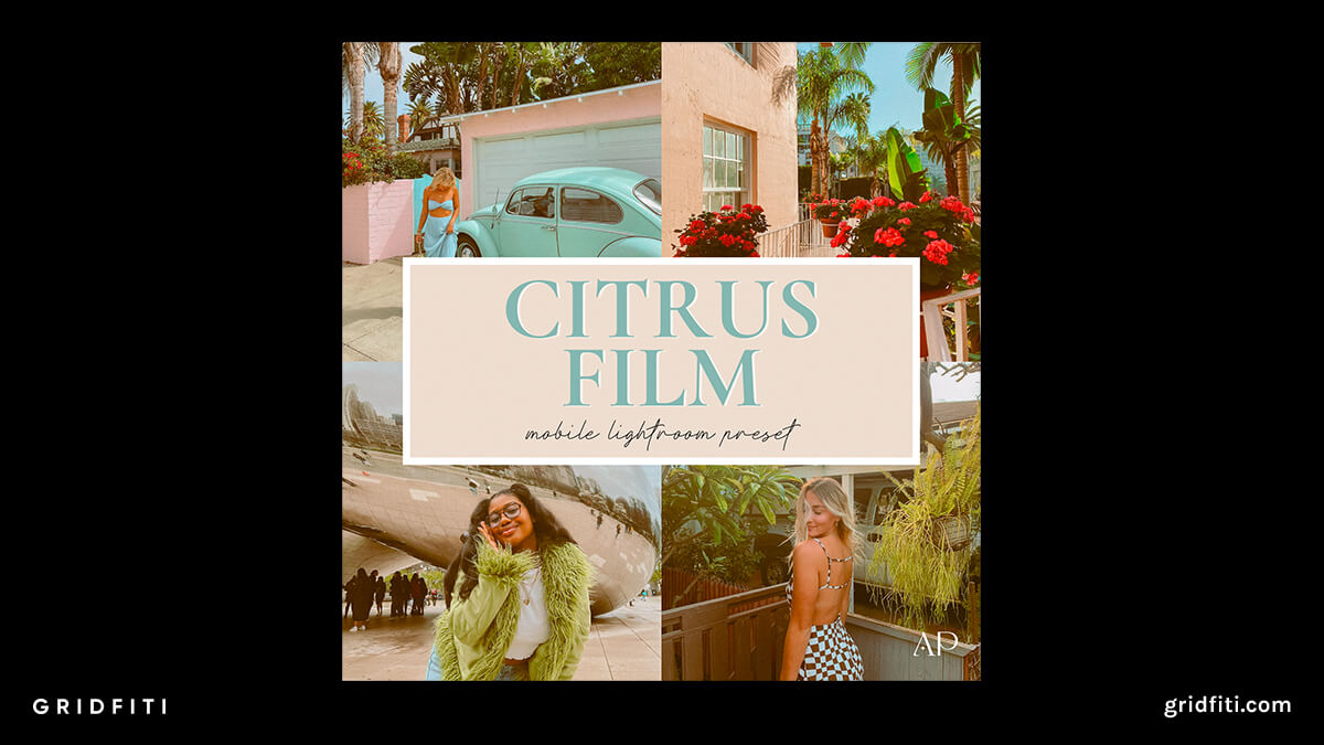 Free Citrus Film Preset