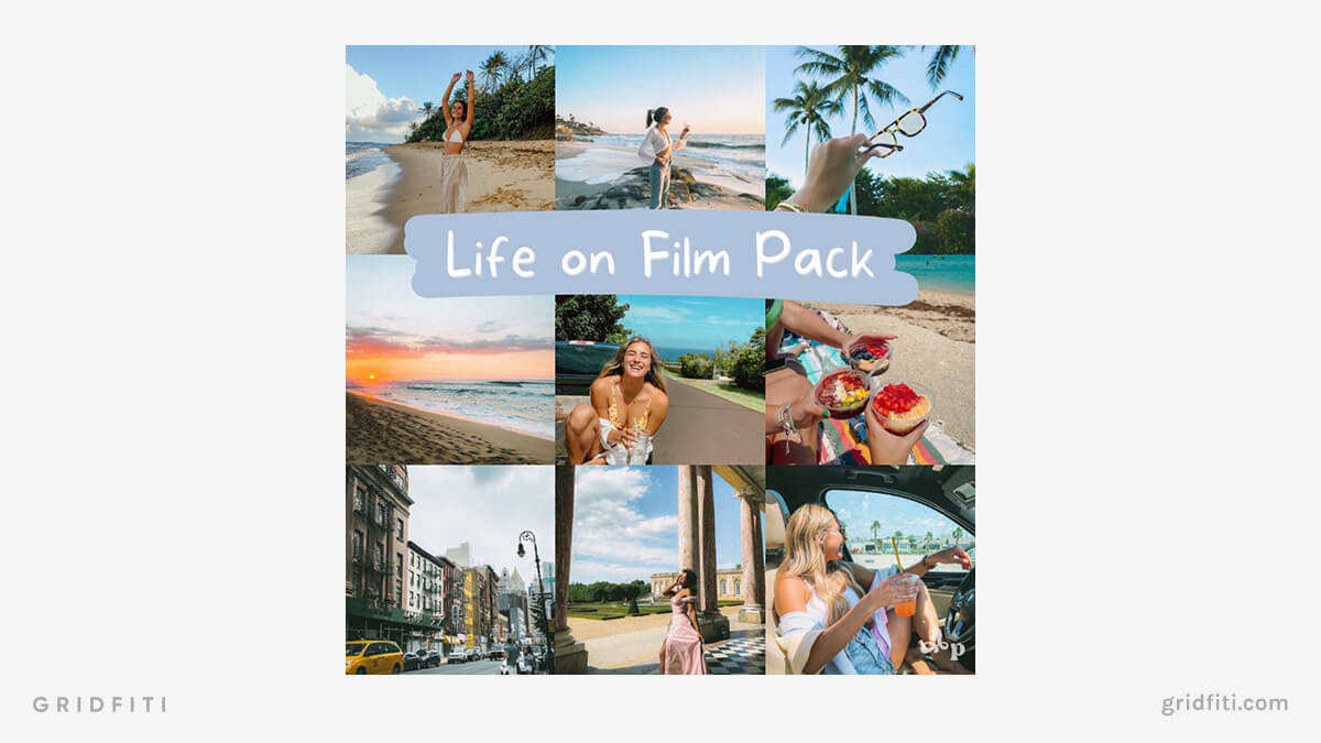 Life On Film Preset Pack