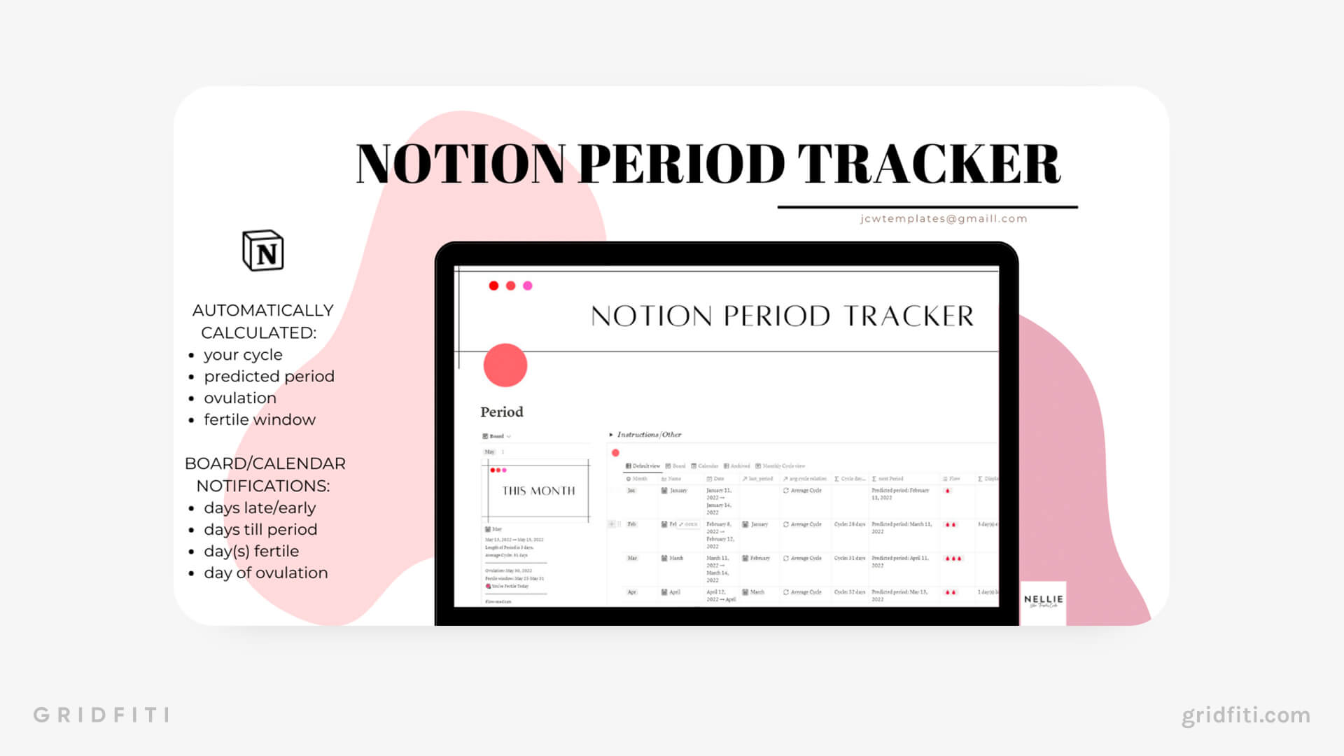 Notion Period Tracker Template