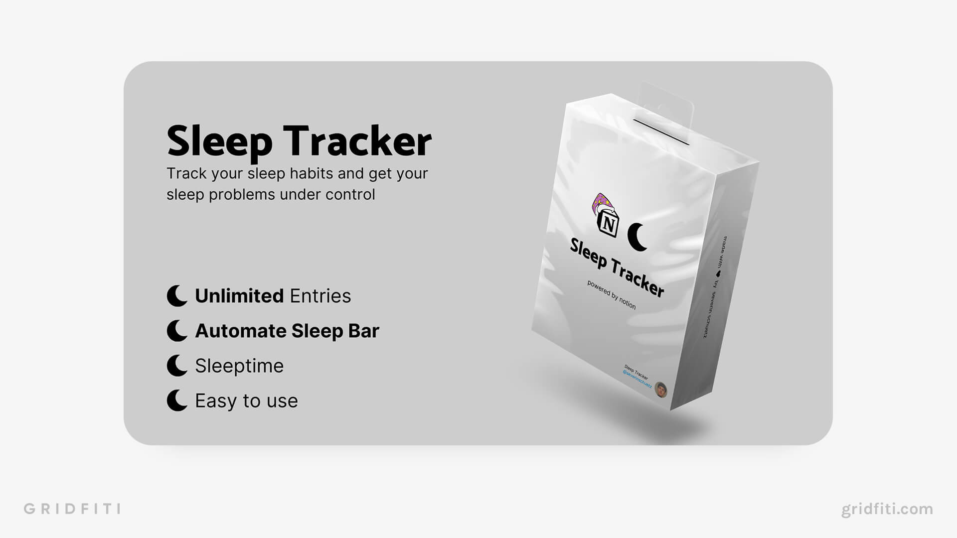 Free Notion Sleep Tracker Template