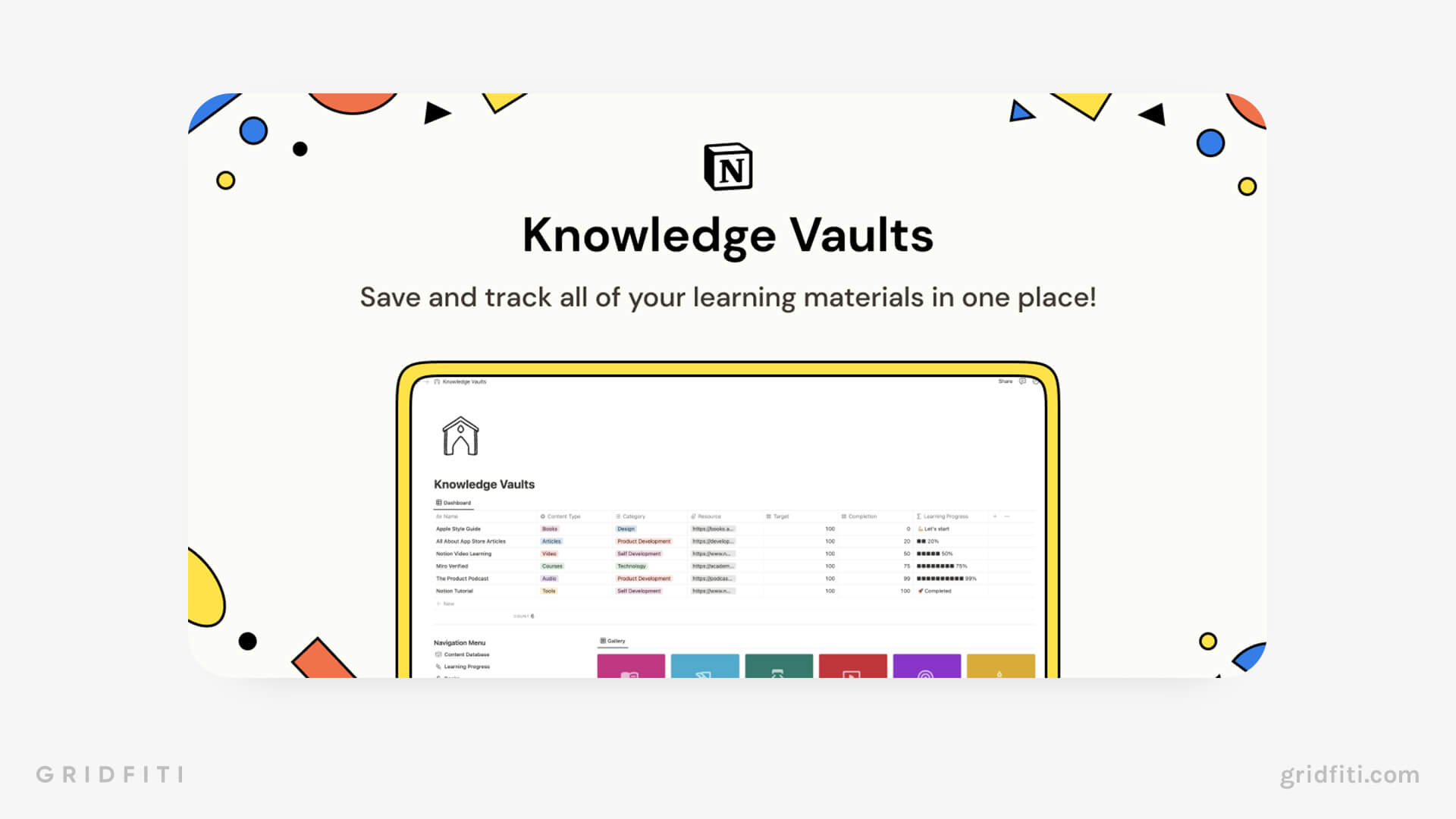 Free Notion Knowledge Template