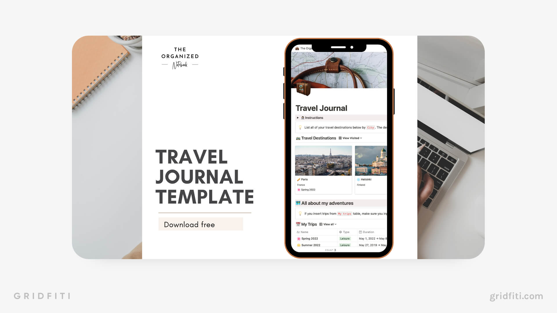 Notion Travel Journal Template