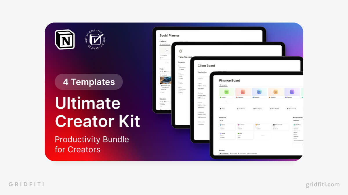 Notion Ultimate Creator Kit