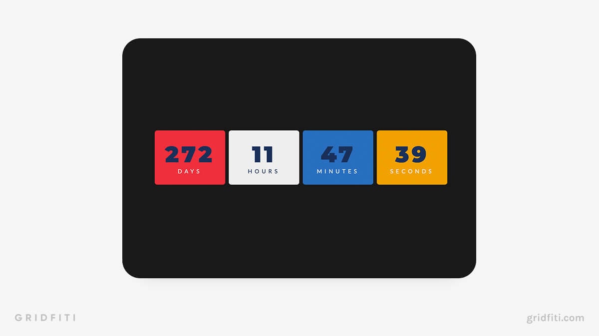 Simple Notion Countdown Widget