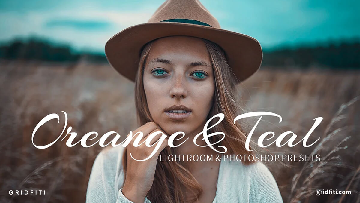Orange & Teal Lightroom Portrait Presets