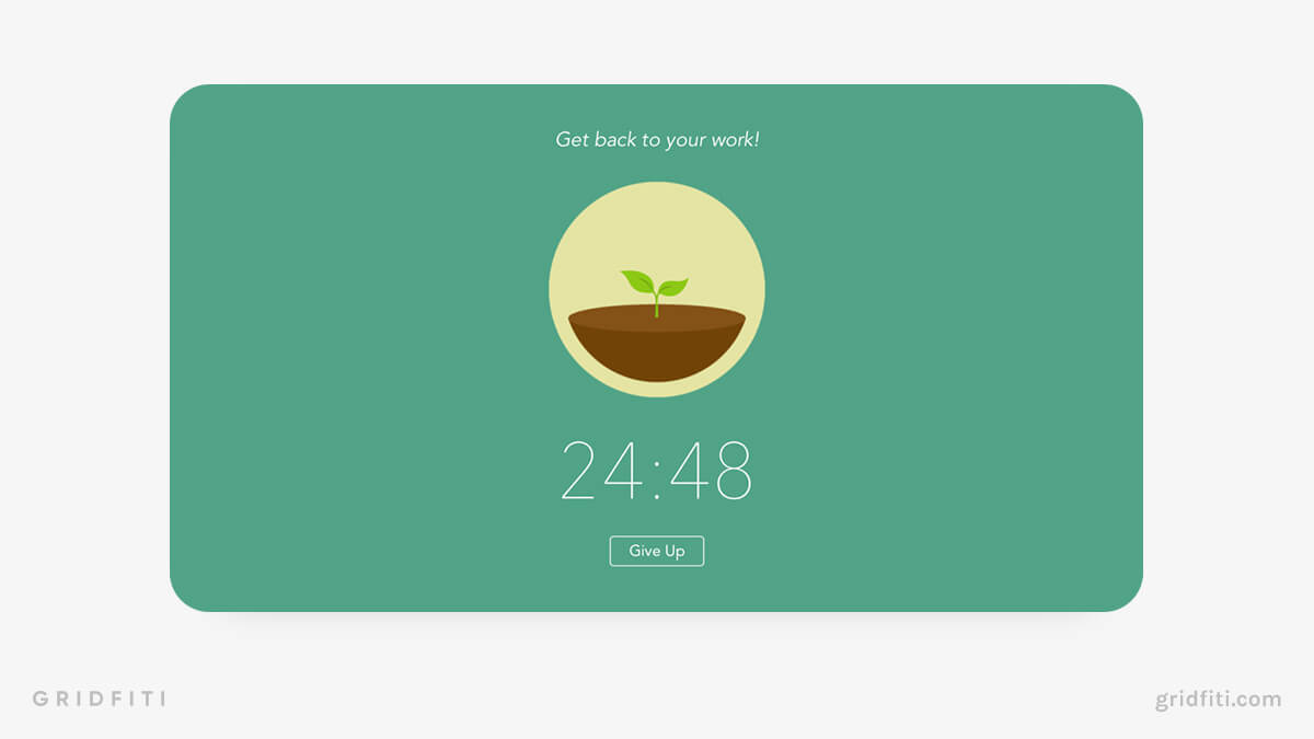 Forest: Visual Pomodoro Timer