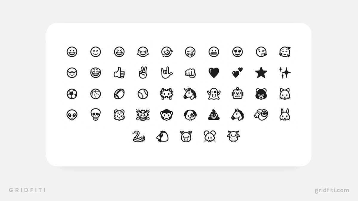 Emoji Engraving Ideas for iPad