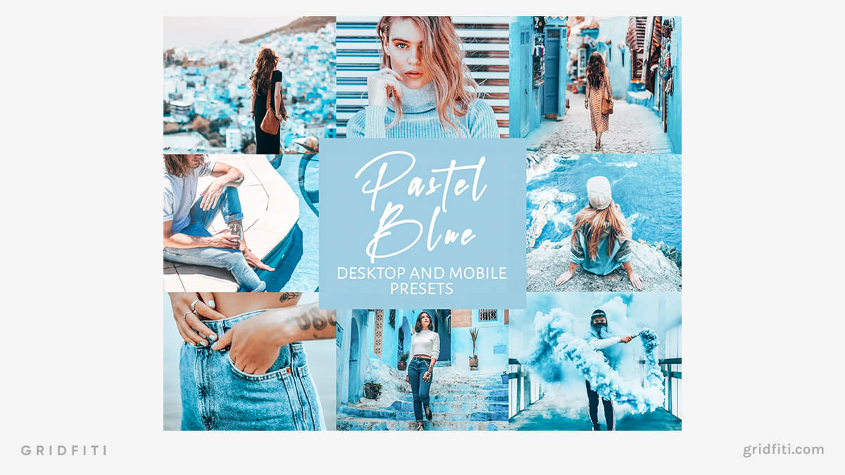 Aesthetic Blue Lightroom Preset