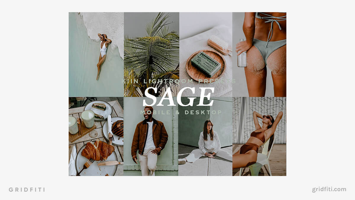 Aesthetic Sage Green Lightroom Preset