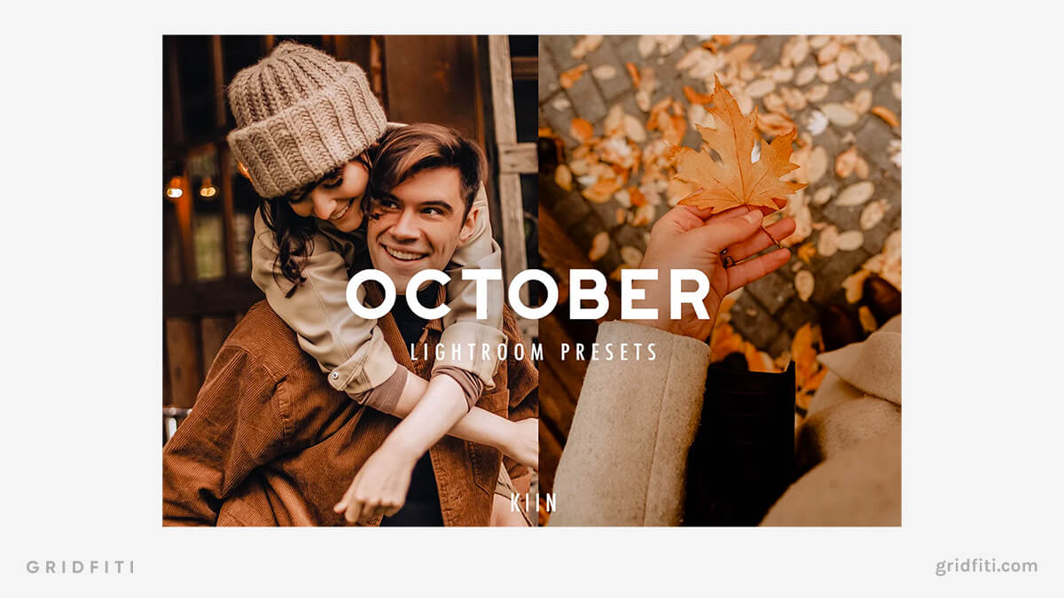 October Fall Lightroom Presets