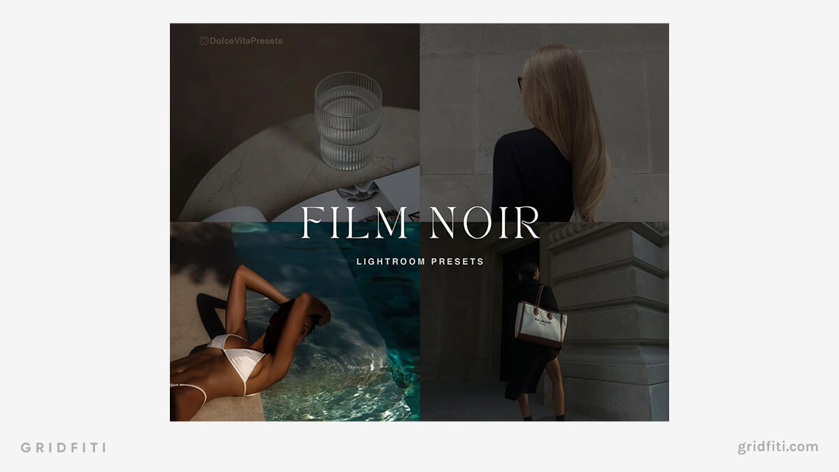 Film Noir Lightroom Presets For Mobile