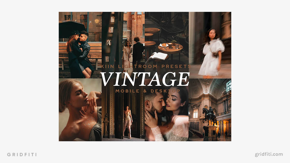 Vintage Lightroom Presets For Mobile & Desktop