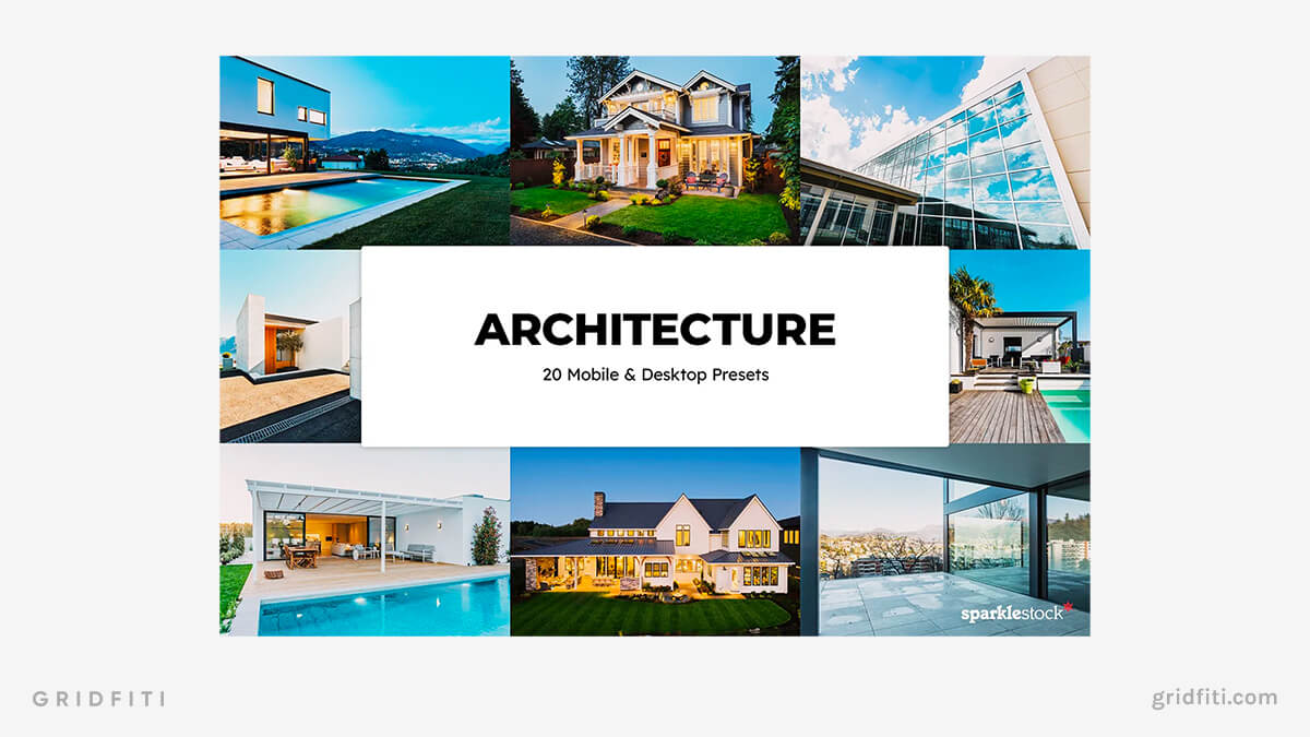 Real Estate Lightroom Presets for Architecture