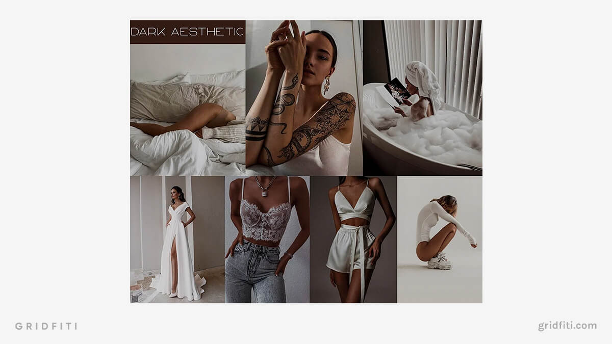 Dark Aesthetic Studio Lightroom Presets