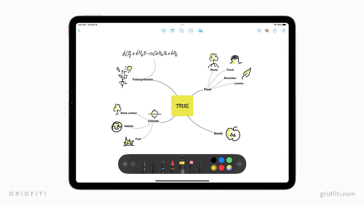 Freeform Mind Maps