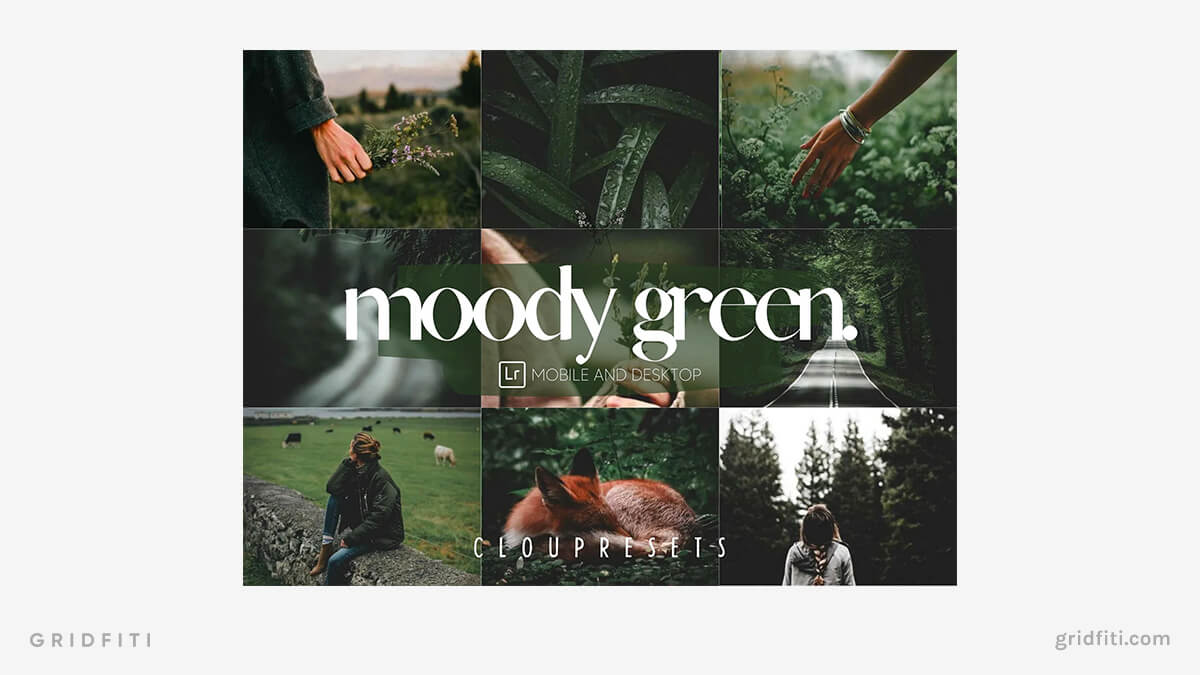 Moody Green Lightroom Presets