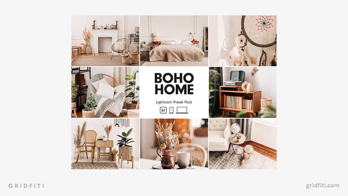 Boho Home Lightroom Presets