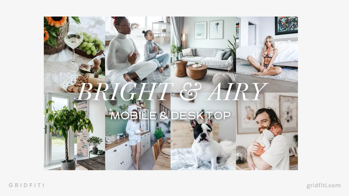 Bright & Airy Lightroom Presets