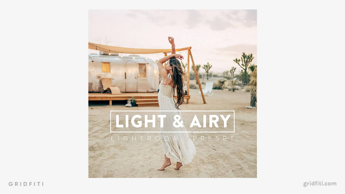 Airy and Light Presets for Lightroom App