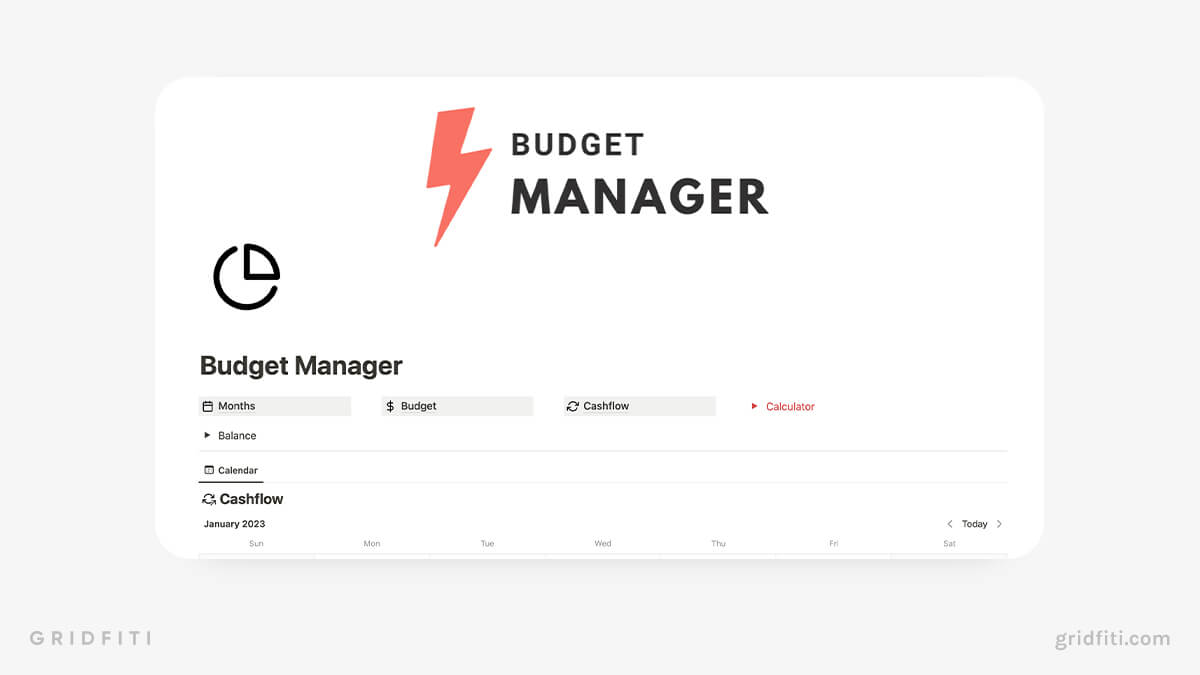 18 Simple Notion Budget Templates (Free & Paid) Gridfiti