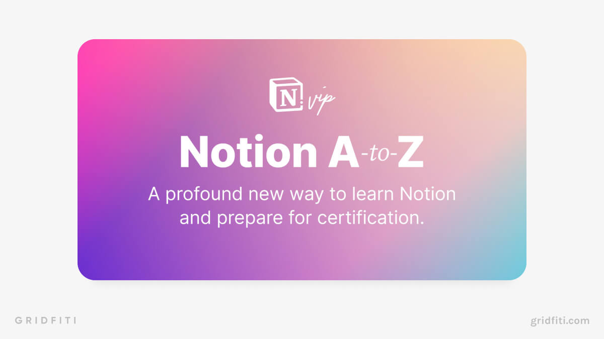 Notion A-to-Z by Notion VIP