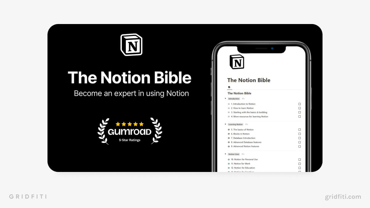 The Notion Bible – Beginner to Expert