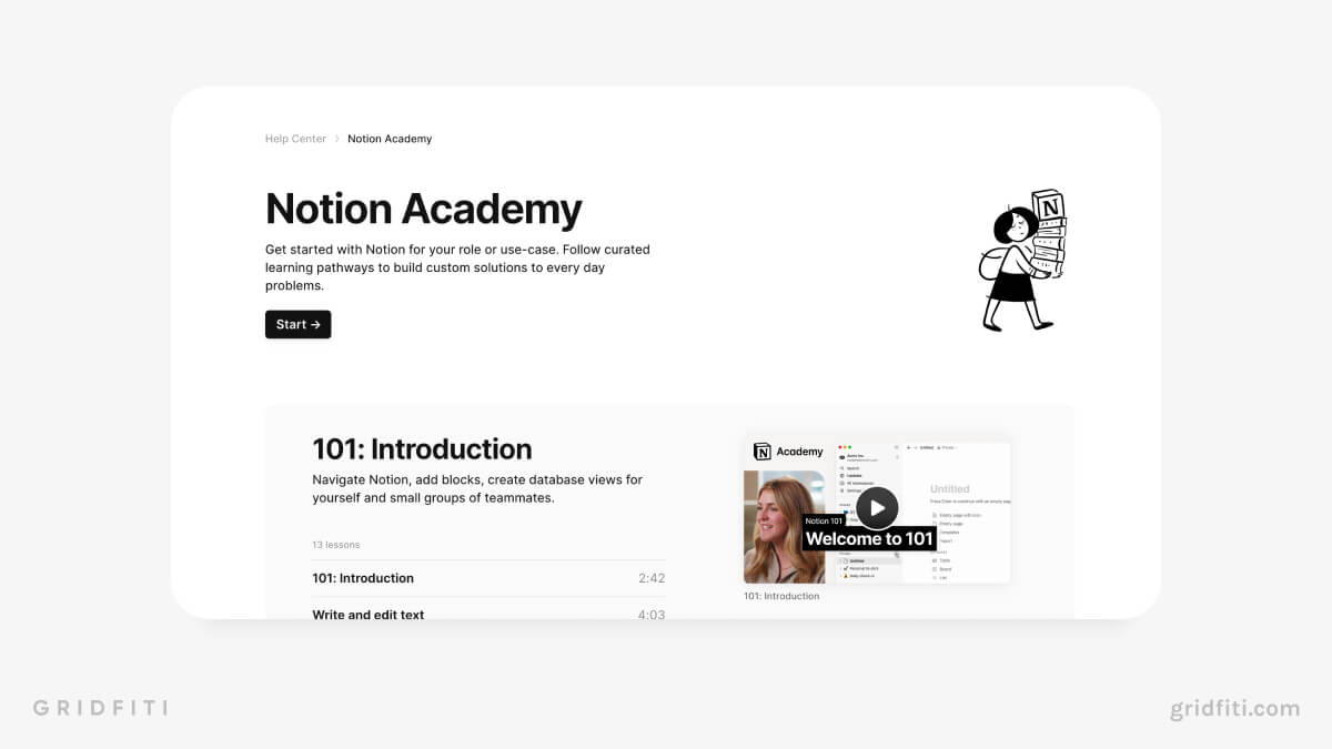 Notion Academy Course
