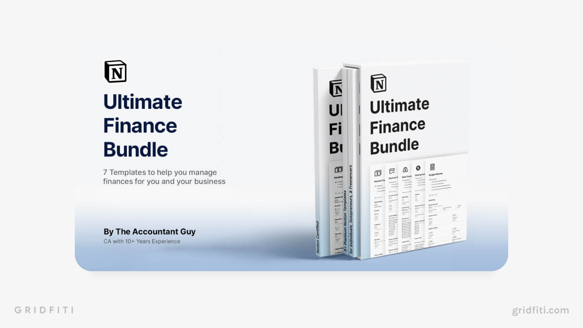 Ultimate Notion Finance Bundle