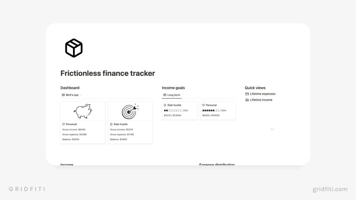 Frictionless Finance Tracker