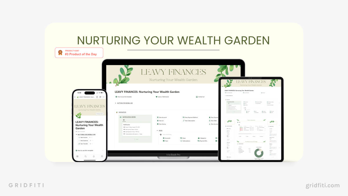 Notion Wealth Template