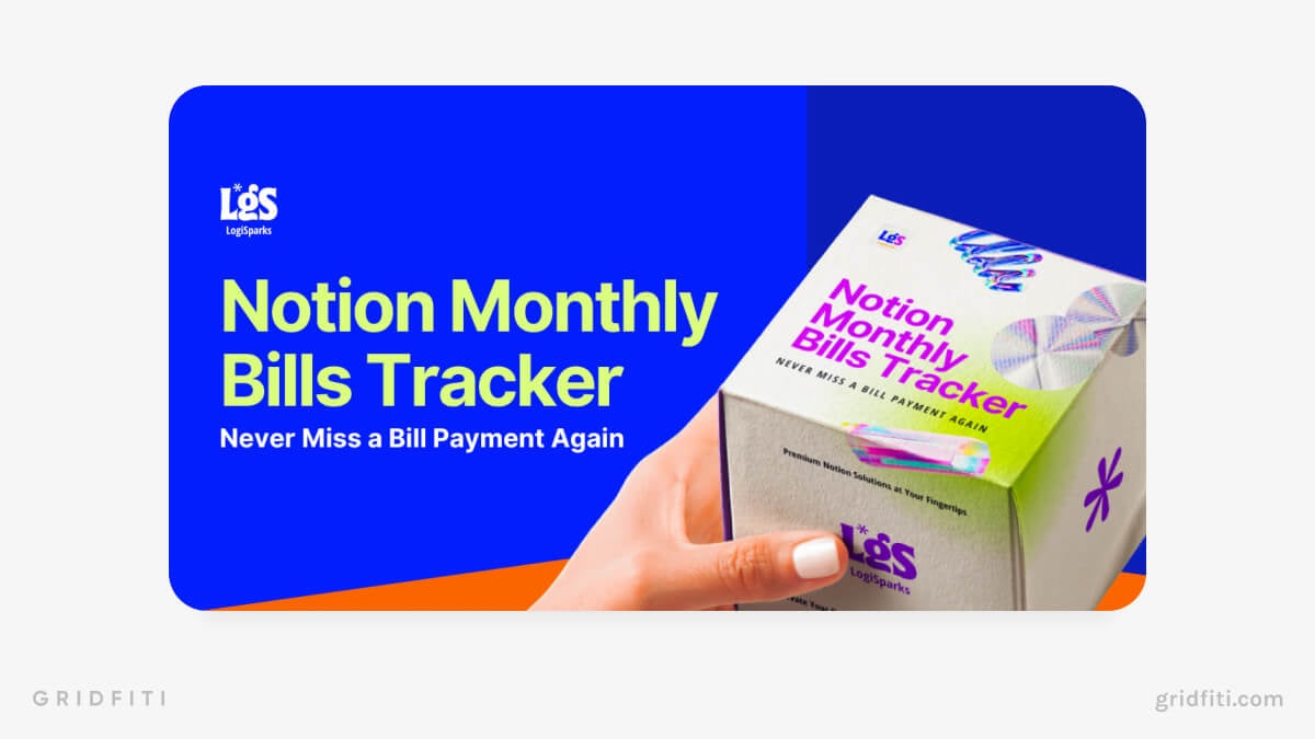 Notion Monthly Bills Tracker