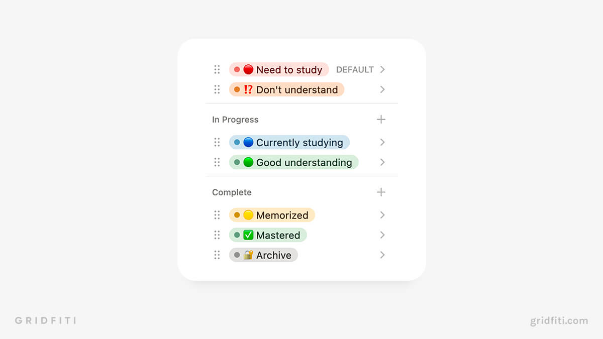 Flashcards with Emojis & Icons