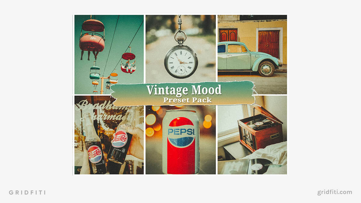 Vintage Mood Cool Presets for Lightroom