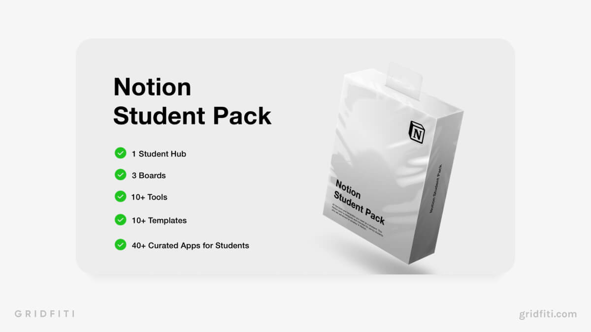 Minimalist Notion Template for Students