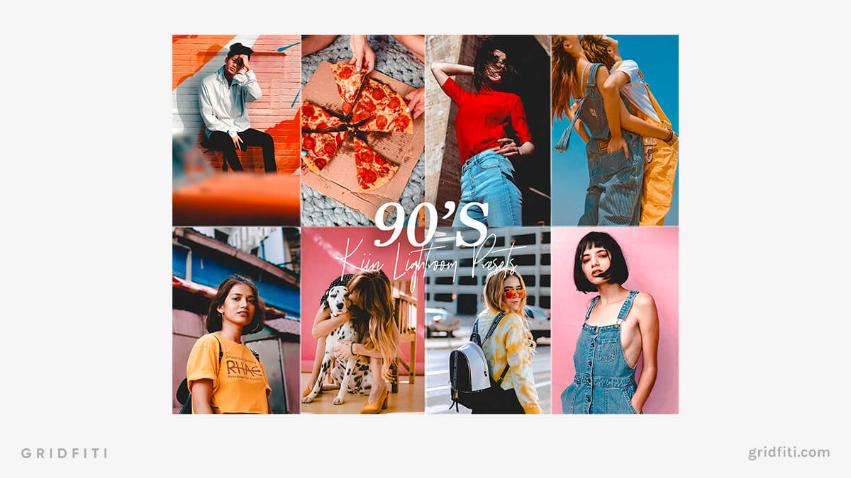 Vintage 90s Look Lightroom Presets