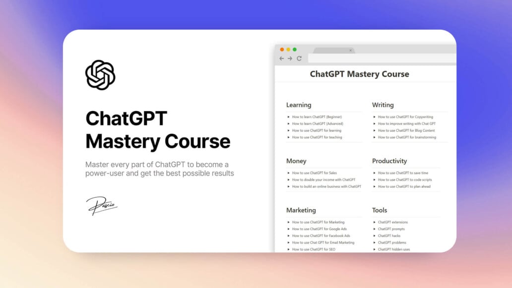 Best ChatGPT Courses