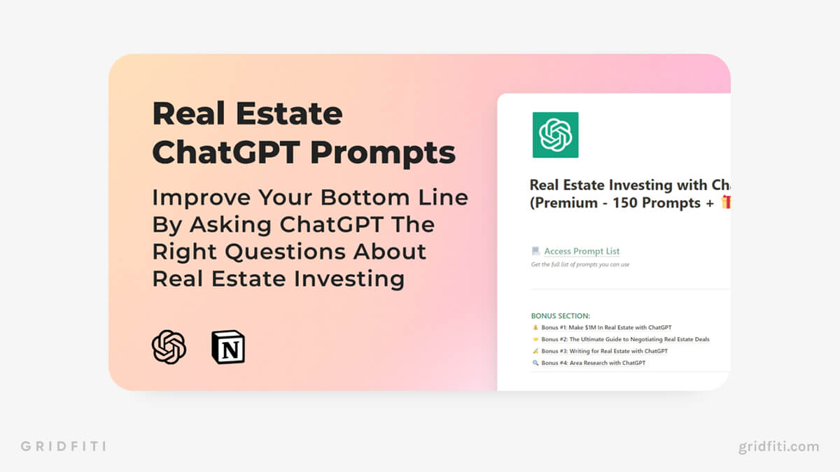 ChatGPT Prompts for Real Estate Investors