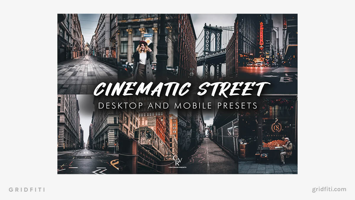 Cinematic Street Photo Presets