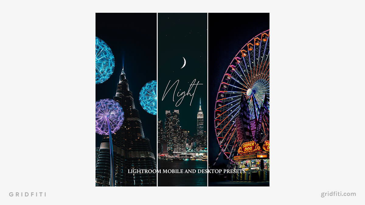 City Nights Lightroom Presets