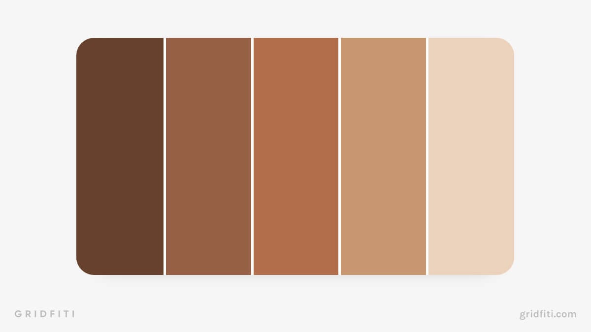 color codes, brown / blue Color Palette