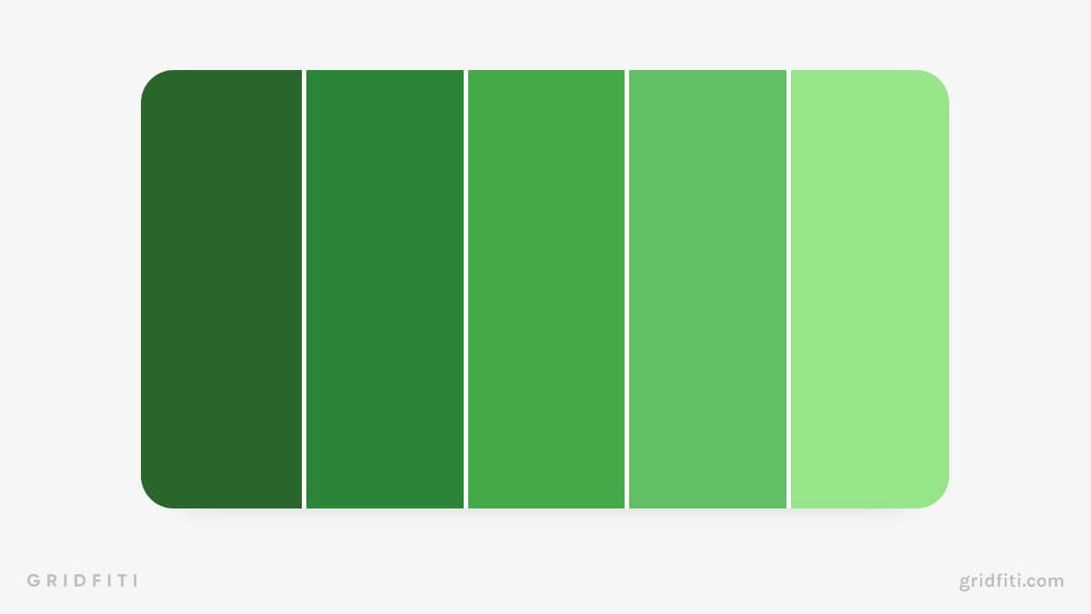 Green Google Calendar Color Scheme