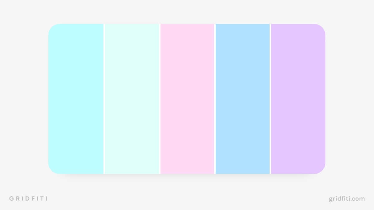 Kawaii Pastel Color Scheme for Google Calendar